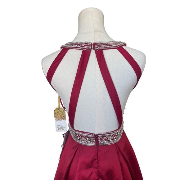 Say Yes To The Prom Dress Size 1/2 NWT Embellished Formal Ball Gown Quinceañera - Picture 7 of 14